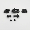 1RC: Rear End, Black, 1/18 Midget