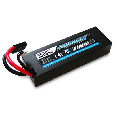Fantom: 0C-140C COMPETITION SERIES LIPO – 5500MAH, 7.4V, 2-CELL, TRAXXAS CONNECTOR