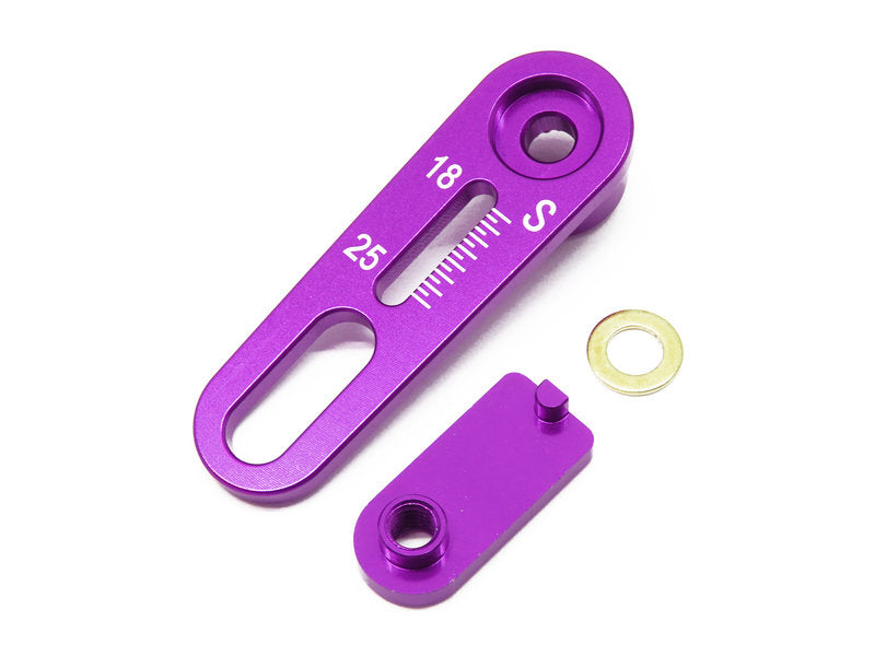 WRAP-UP NEXT: Adjust Range Servo Horn S 18-25mm(purple) — One 7 RC