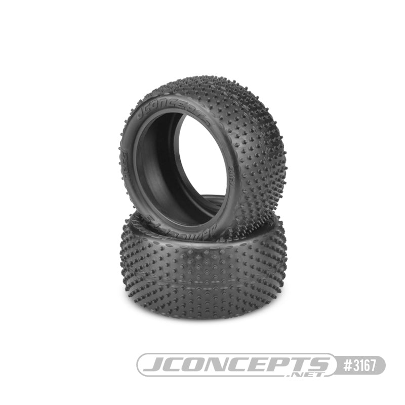 JConcepts: NESSI - 2.2” BUGGY REAR TYRE With Inserts - Pink, 2pcs