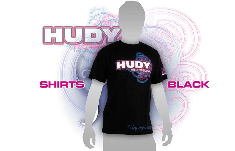 HUDY: HUDY T-SHIRT - BLACK (XXXL)