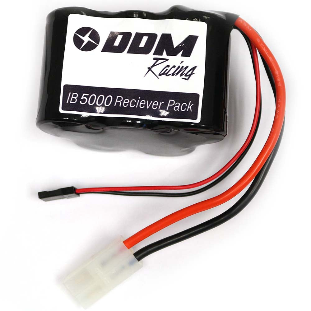 DDM Racing: "Black Magic" 6v Ni-MH 5000mAH Hump Receiver Battery Pack for HPI 5B