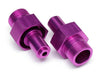 HPI Racing: 24mm Front Hex Hub (Purple / 2pcs)