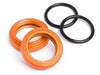 HPI Racing: Shock Adjuster Nut 20mm (Orange / 2pc)