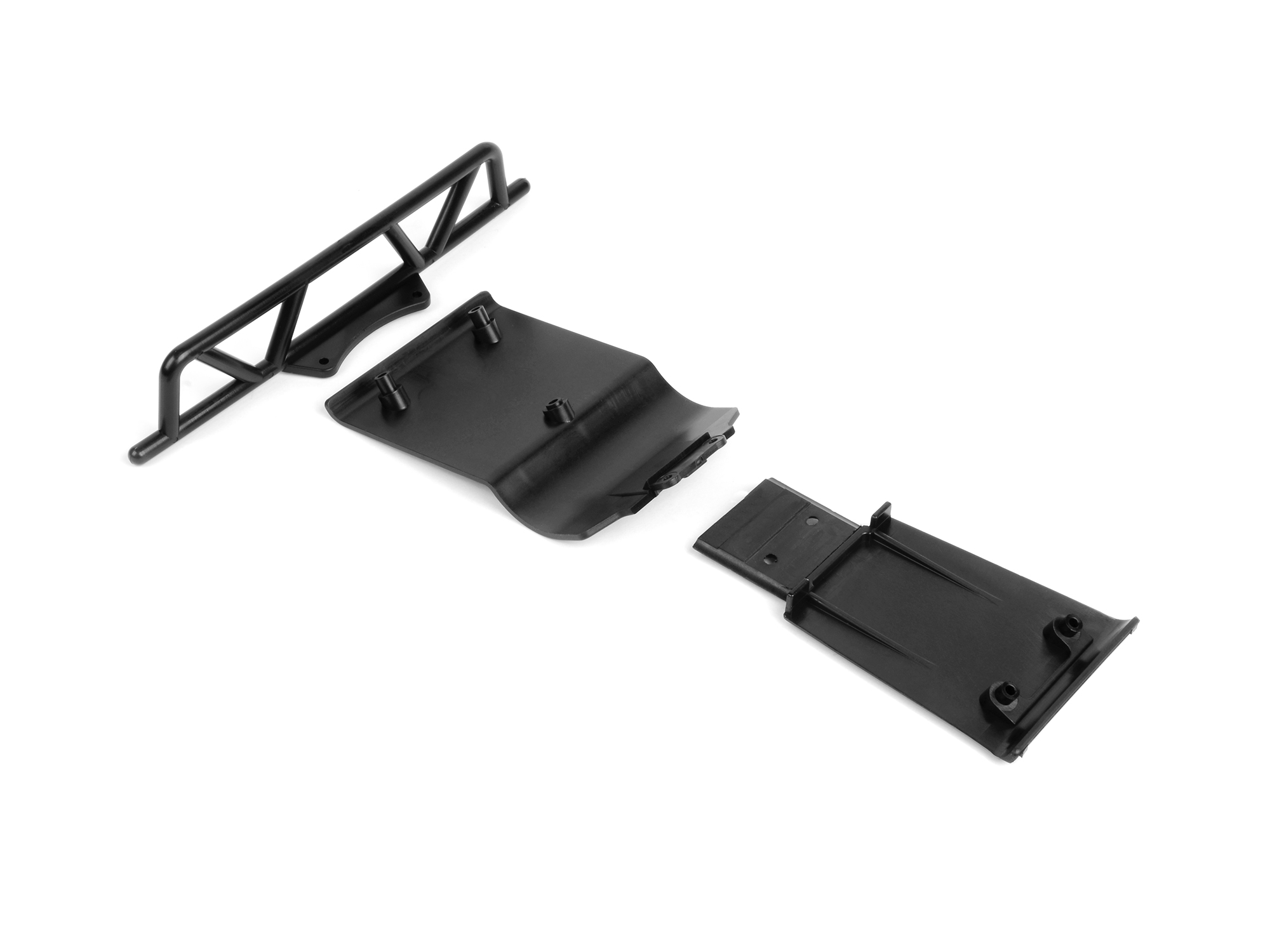 XRAY: SCX COMPOSITE FRONT & REAR BUMPERS (1+2)