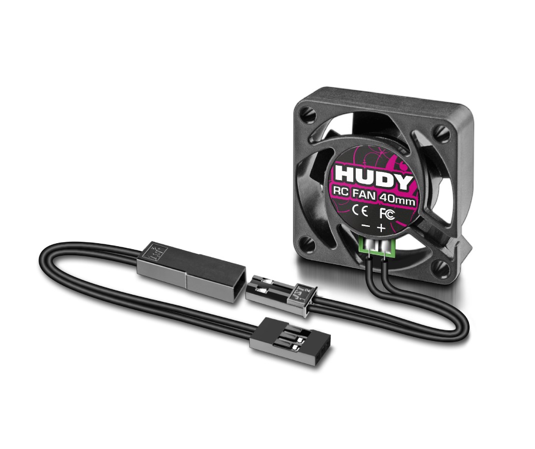 HUDY: HUDY BRUSHLESS RC FAN 40MM - WITH EXTERNAL SOLDERING TABS