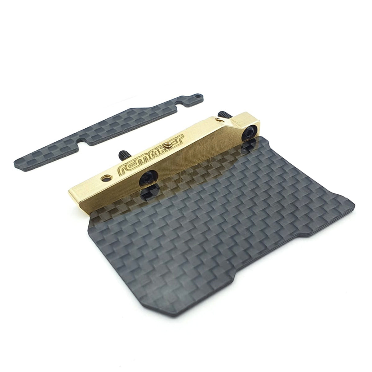 RC MAKER: Adjustable Floating Electronics Plate Set for Awesomatix A800MMX - Carbon (12g)