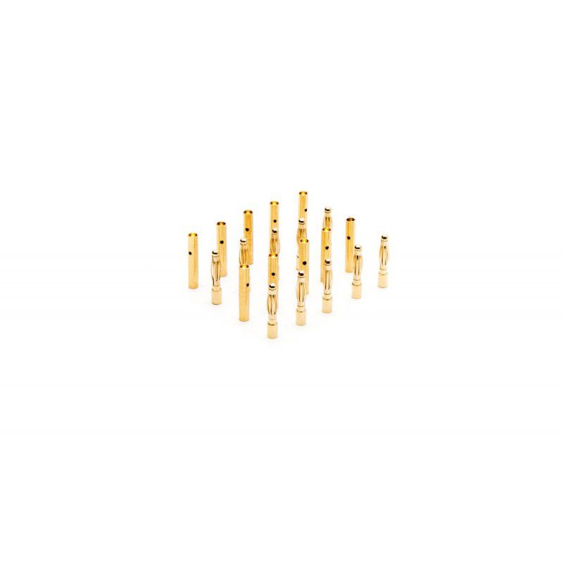 Dynamite: Gold Bullet Connector Set, 2mm (10)