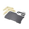 RC MAKER: Floating Electronics Plate Set for XRAY X4 - Carbon (15g)