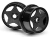 HPI Racing: Front Super Star Wheel Set (Black)