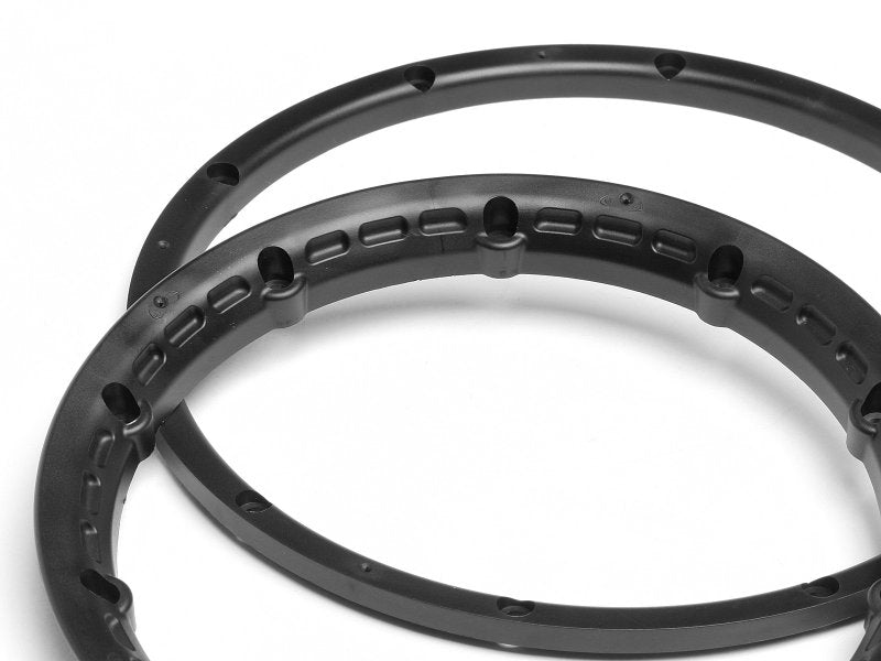 HPI Racing: Heavy-Duty Beadlock Ring Set - Black