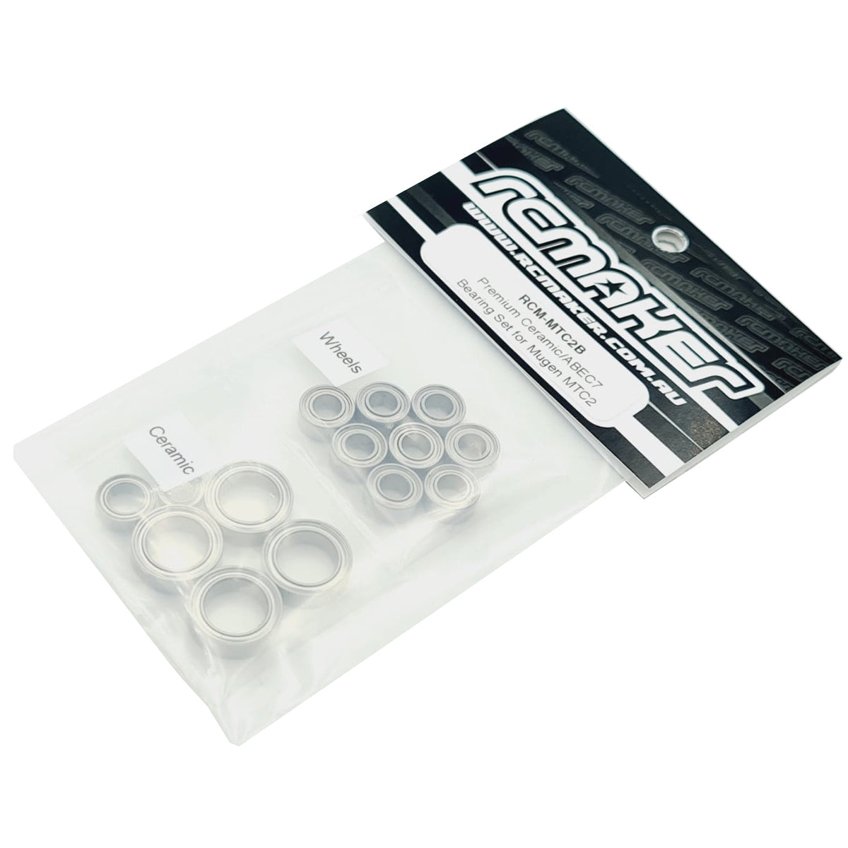 RC MAKER: Premium Ceramic/ABEC7 Bearing Set for Mugen MTC2