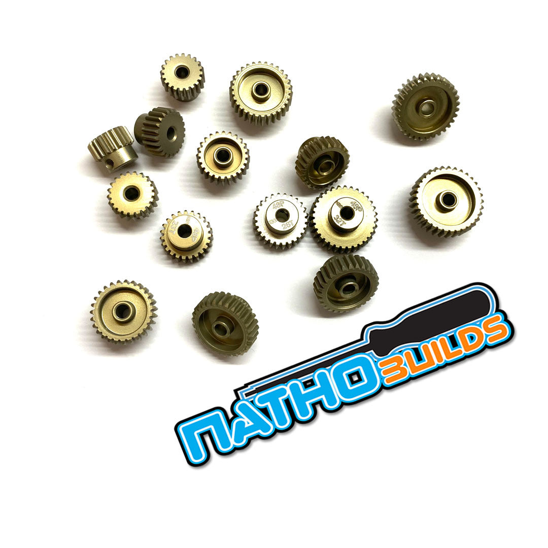 NathoBuilds: 48P Aluminium Hard-Anodised Pinion Gears