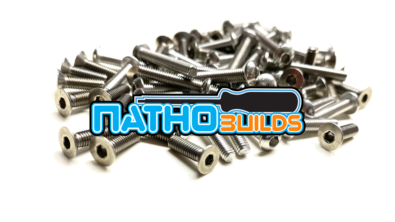 NathoBuilds: Stainless Steel Screw Kits for 1/8th - S-Workz S35-4
