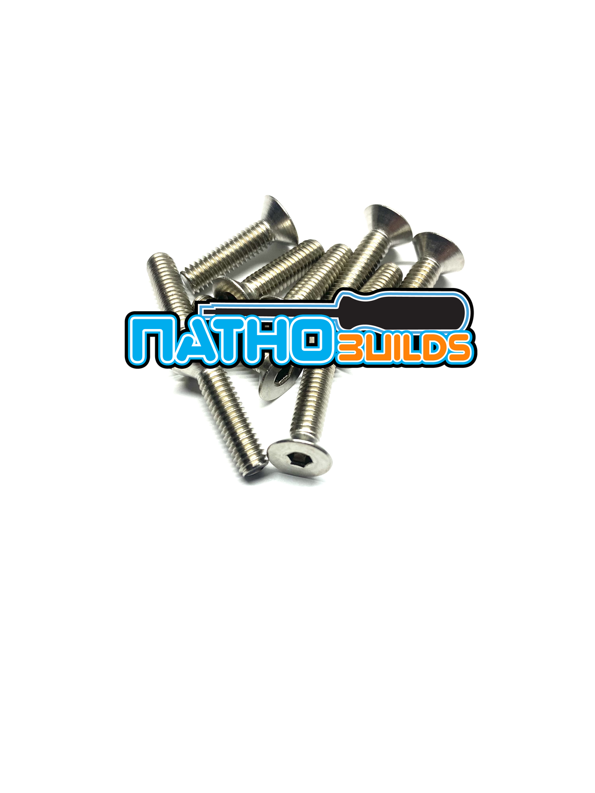 NathoBuilds: Stainless Steel Screws Flat Head 10pc