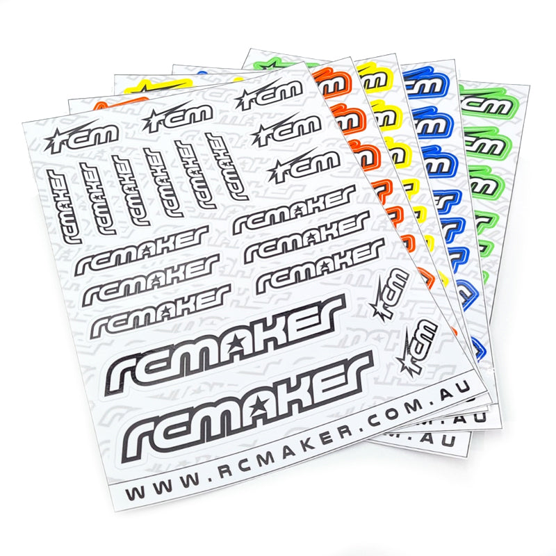 RC MAKER: Premium Pre-Cut Decal Sheet - RC MAKER