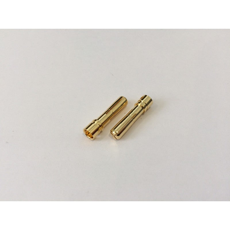 RC PRO NZ: 4.0mm Gold Bullet Connector Male 2pcs