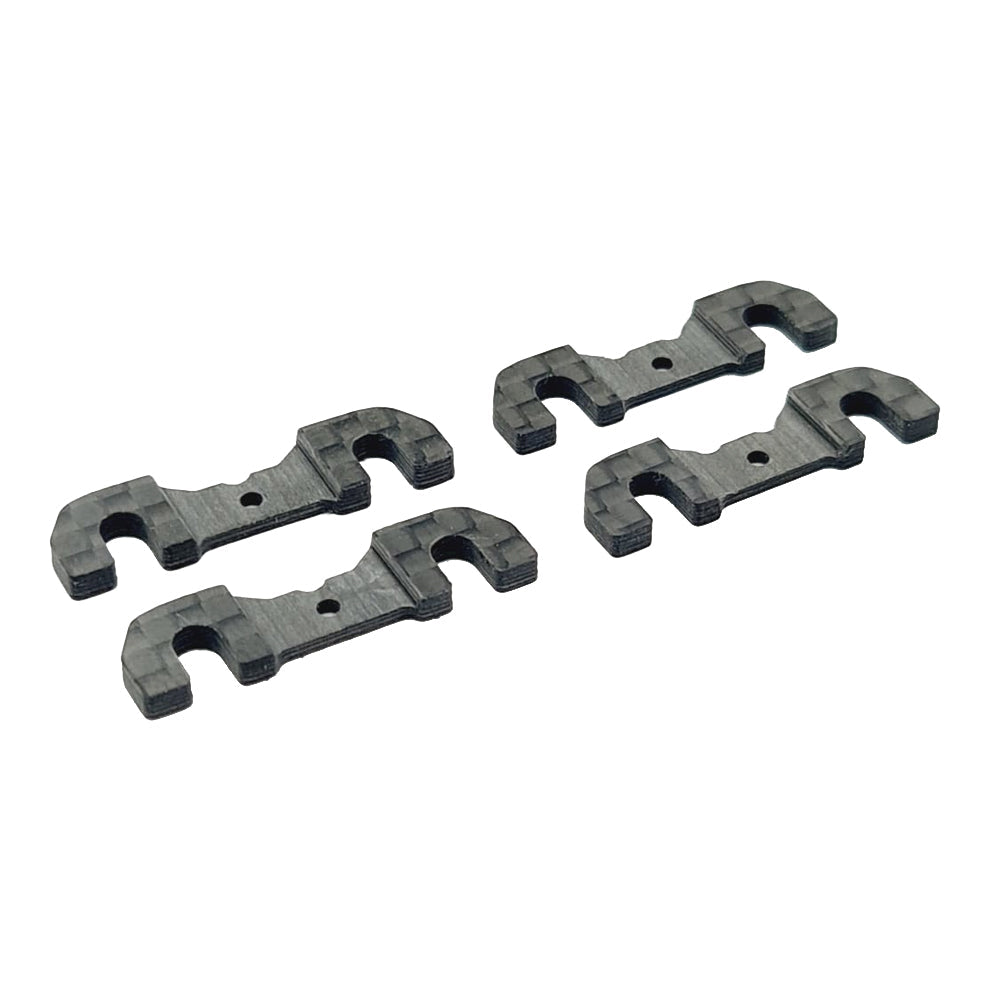 RC MAKER: Carbon Roll Centre Shim Plate Set for XRAY X4 (2mm)