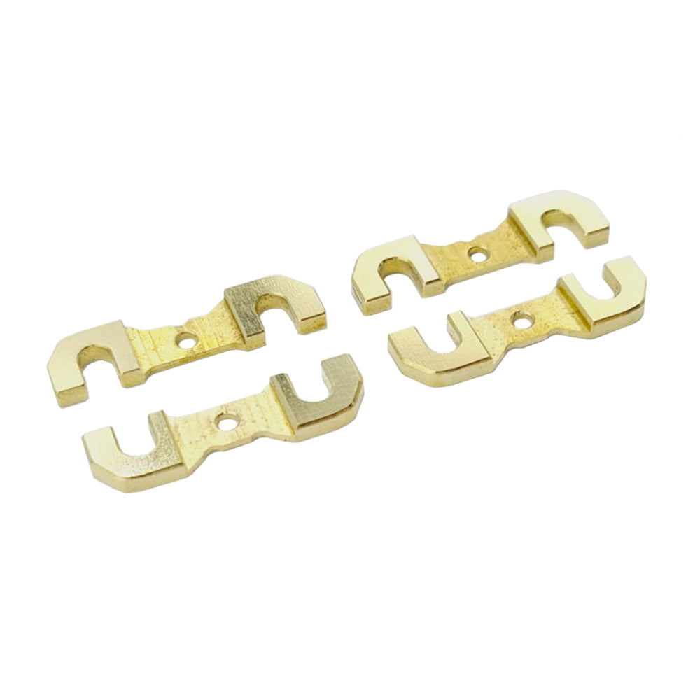 RC MAKER: Brass Roll Centre Shim Plate Set for XRAY X4 - 2.0mm