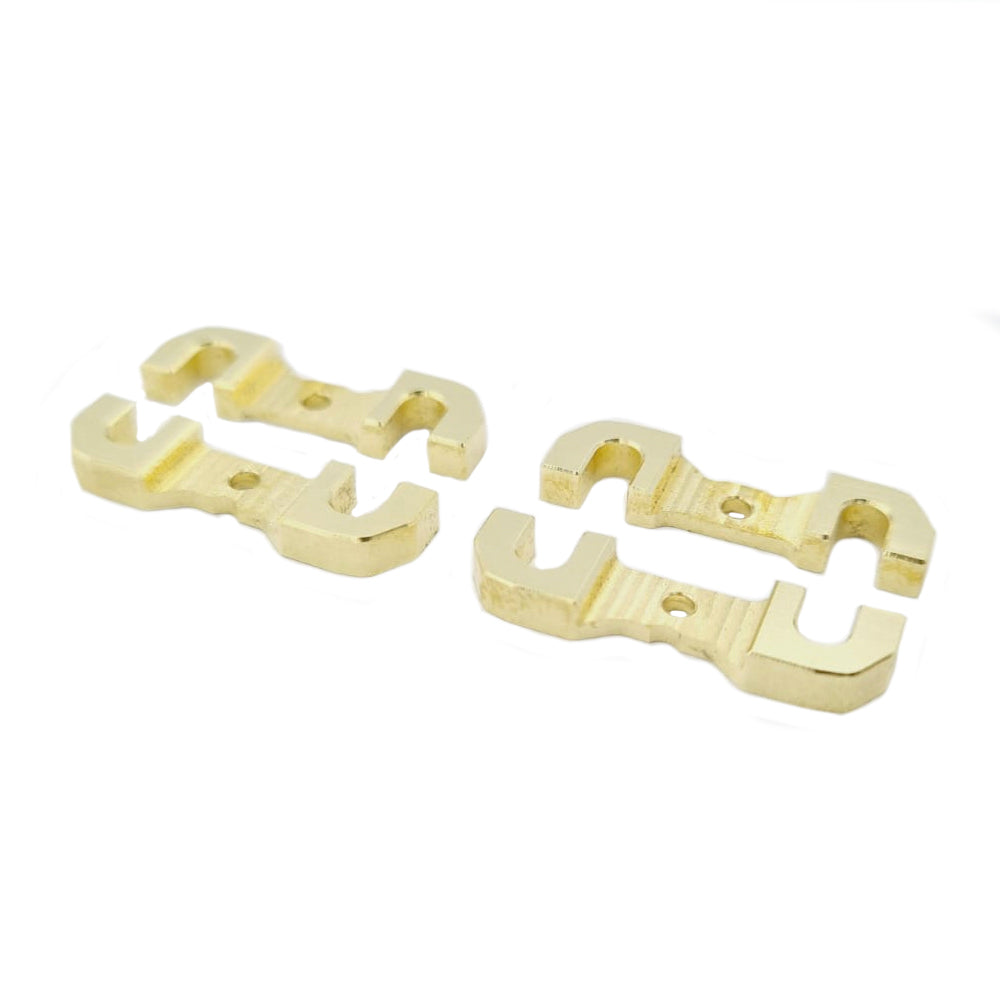 RC MAKER: Brass Roll Centre Shim Plate Set for XRAY X4 - 2.5mm