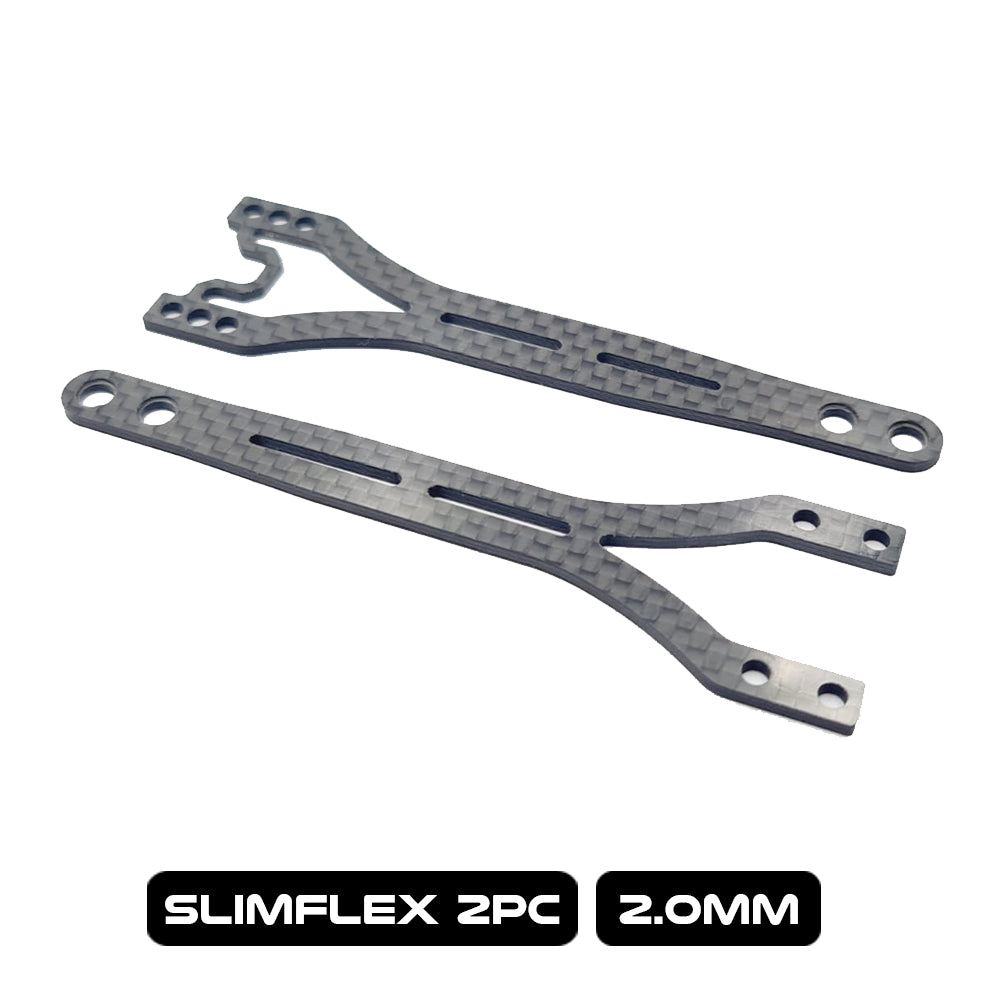 SlimFlex 2.0mm Twin Topdeck Set for XRAY X4