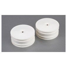 TLR: Front Wheel, 12mm Hex, White, 22-4 2pcs