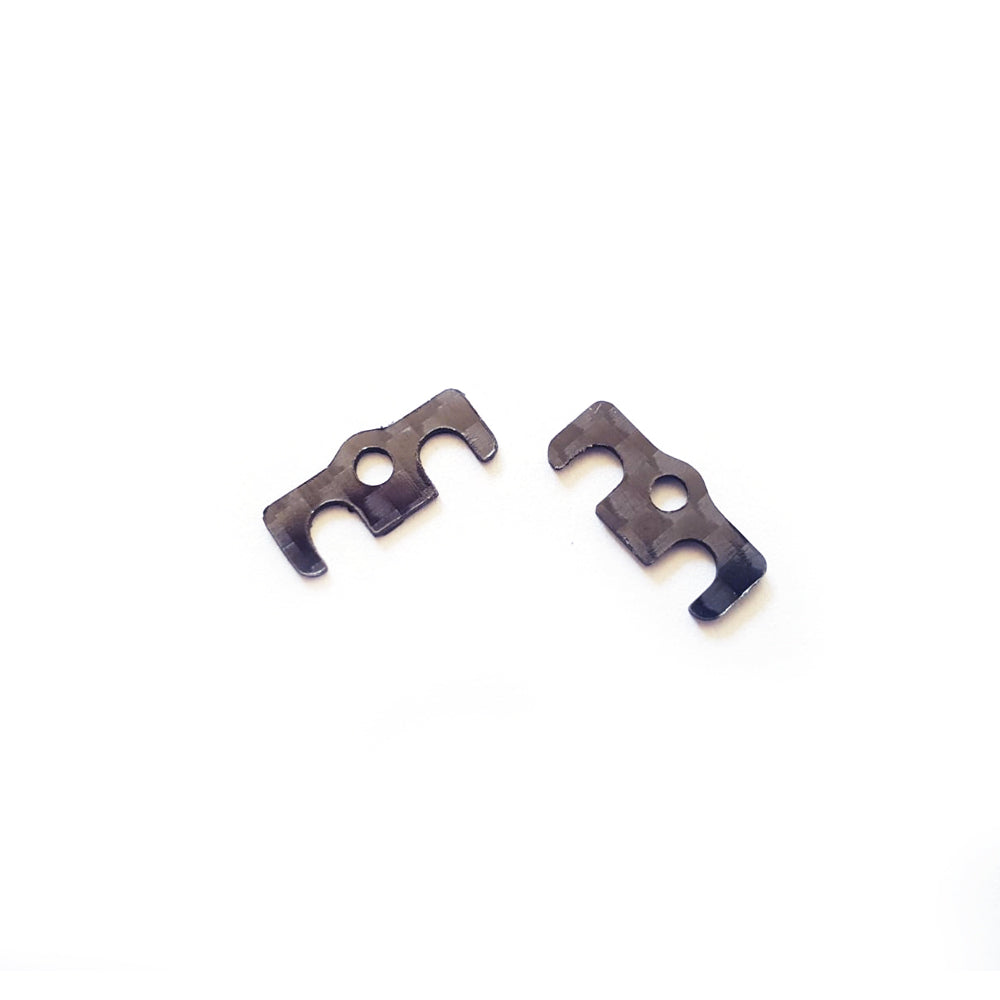 RC MAKER: Bellcrank Ackerman Shims Plate Set (0.5/1mm)