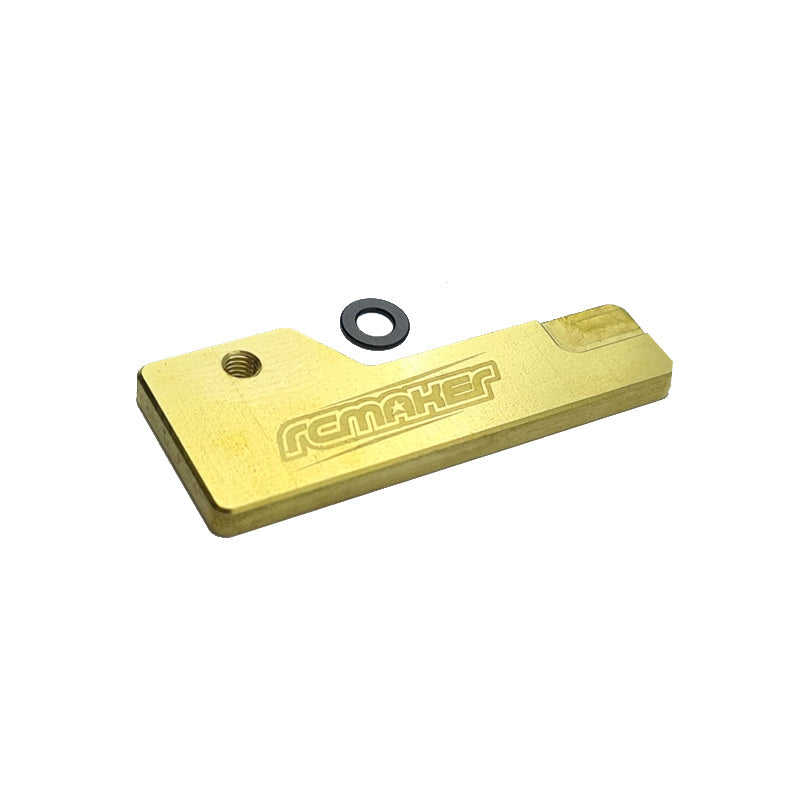 RC MAKER: Brass LCG Front Centre Weight for XRAY X4