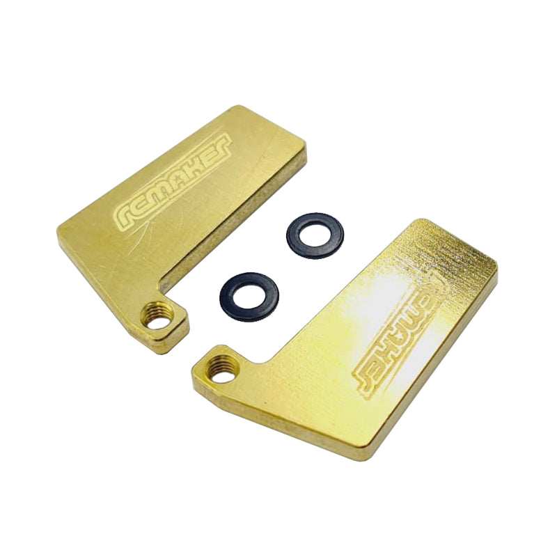 RC MAKER: Brass LCG Front Side Weight Set for XRAY X4