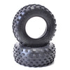 SCHUMACHER - SHORT COURSE STAGGER RIB TYRE - YELLOW