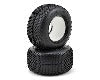 3087-02 JConcepts Double Dees 1.7" Rear Buggy Tire (Green) (2)