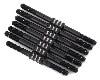 2741 JConcepts RC10 B74 Fin Titanium Turnbuckle Set (Black)