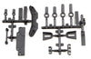 91885 Team Associated RC10B6.3 Tower Covers, Wire Clips & Rod Ends