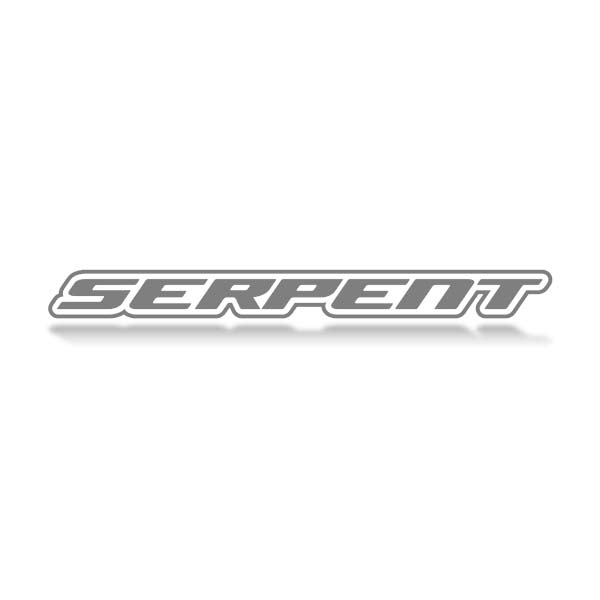 SERPENT: 1/10 buggy Tyre pre-mounted white 2wd front (2)