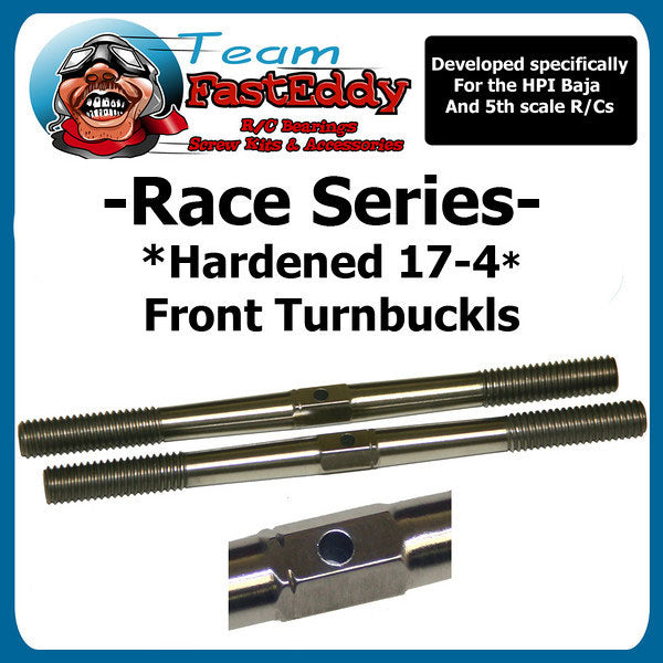 Team FastEddy: "Race Series" Hardened Front Turnbuckle Set for HPI Baja 5B/5T/5SC