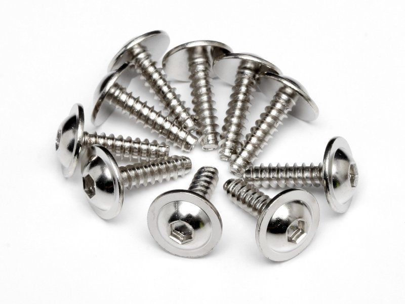 HPI Racing: Tapered Flanged Screw Set M2.6x10mm